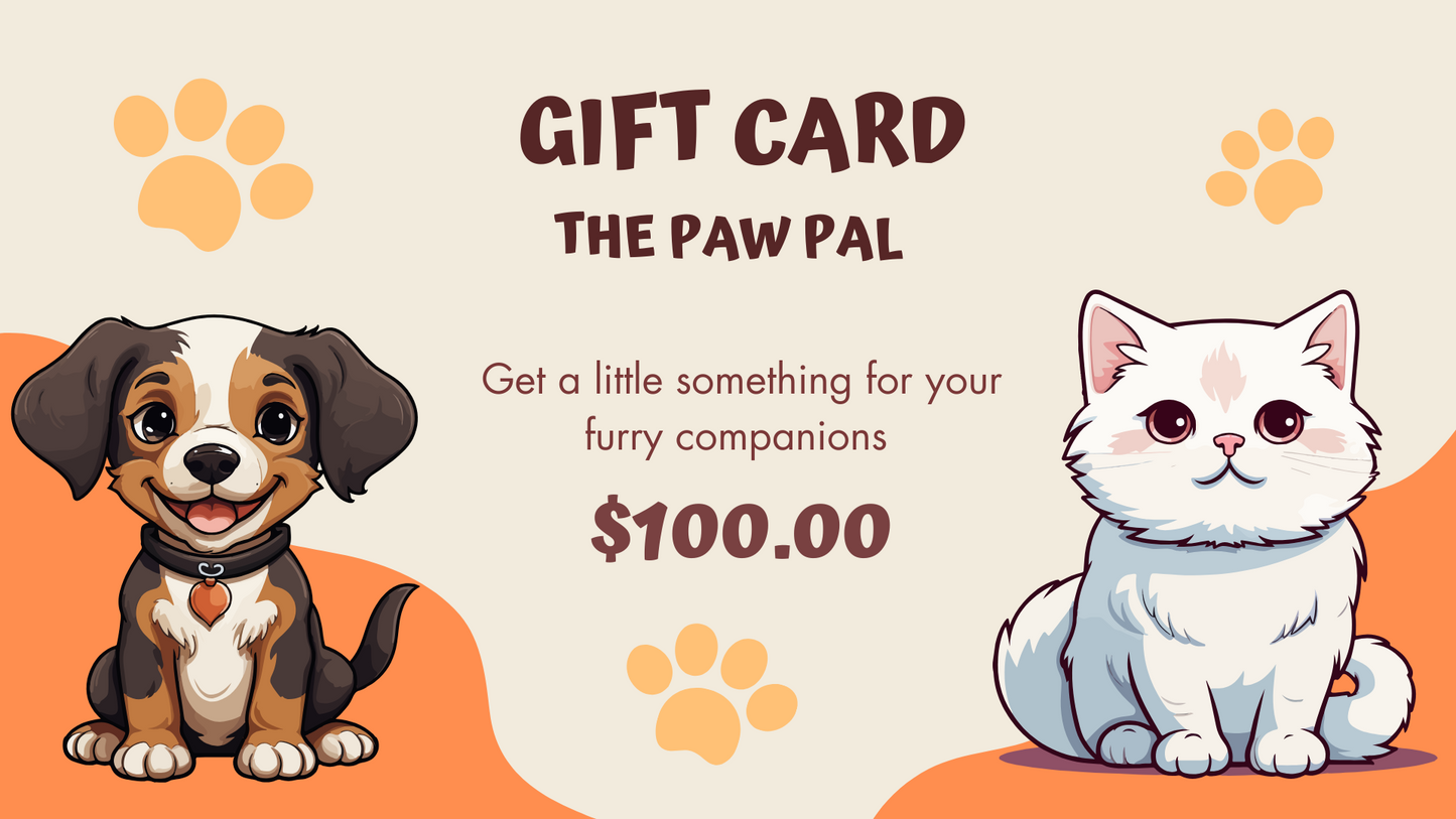The Paw Pal Gift Cards