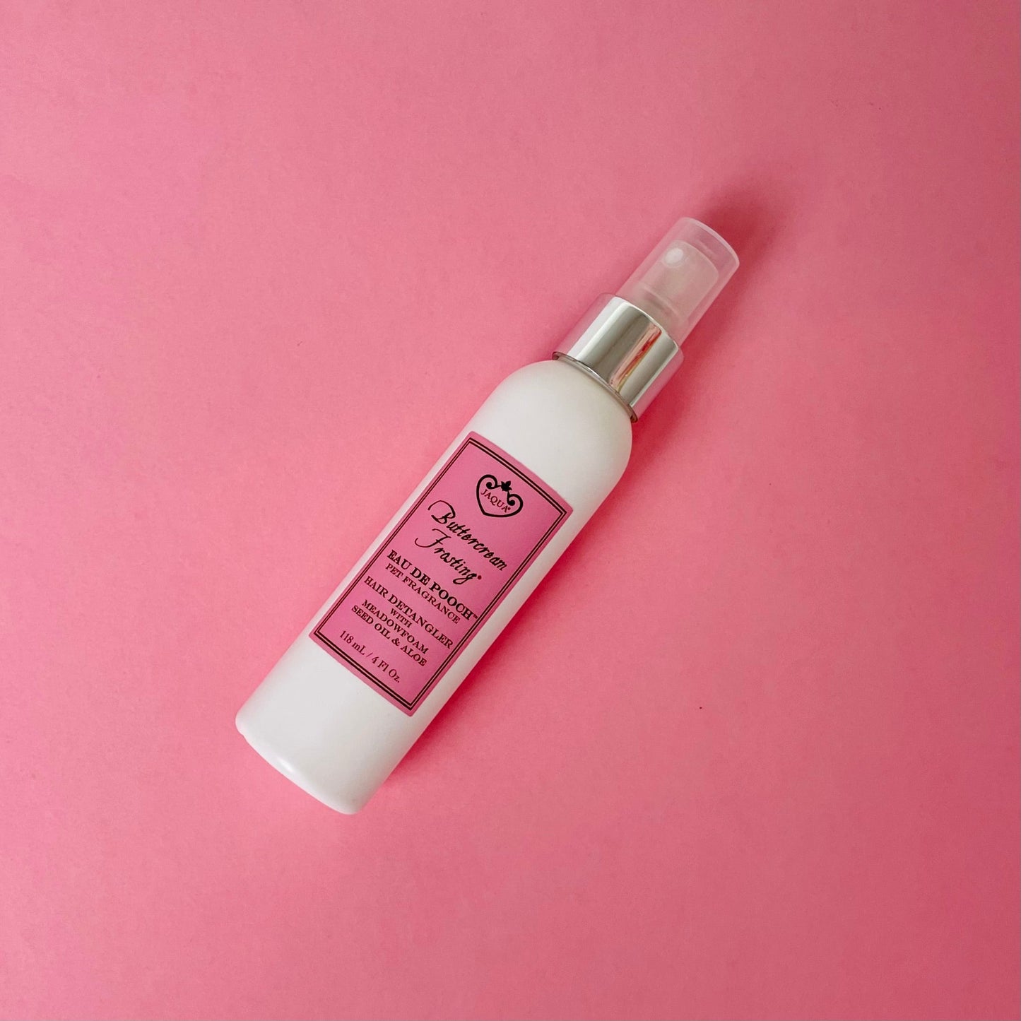 Buttercream Frosting Eau De Pooch Pet Fragrance and Hair Detangler