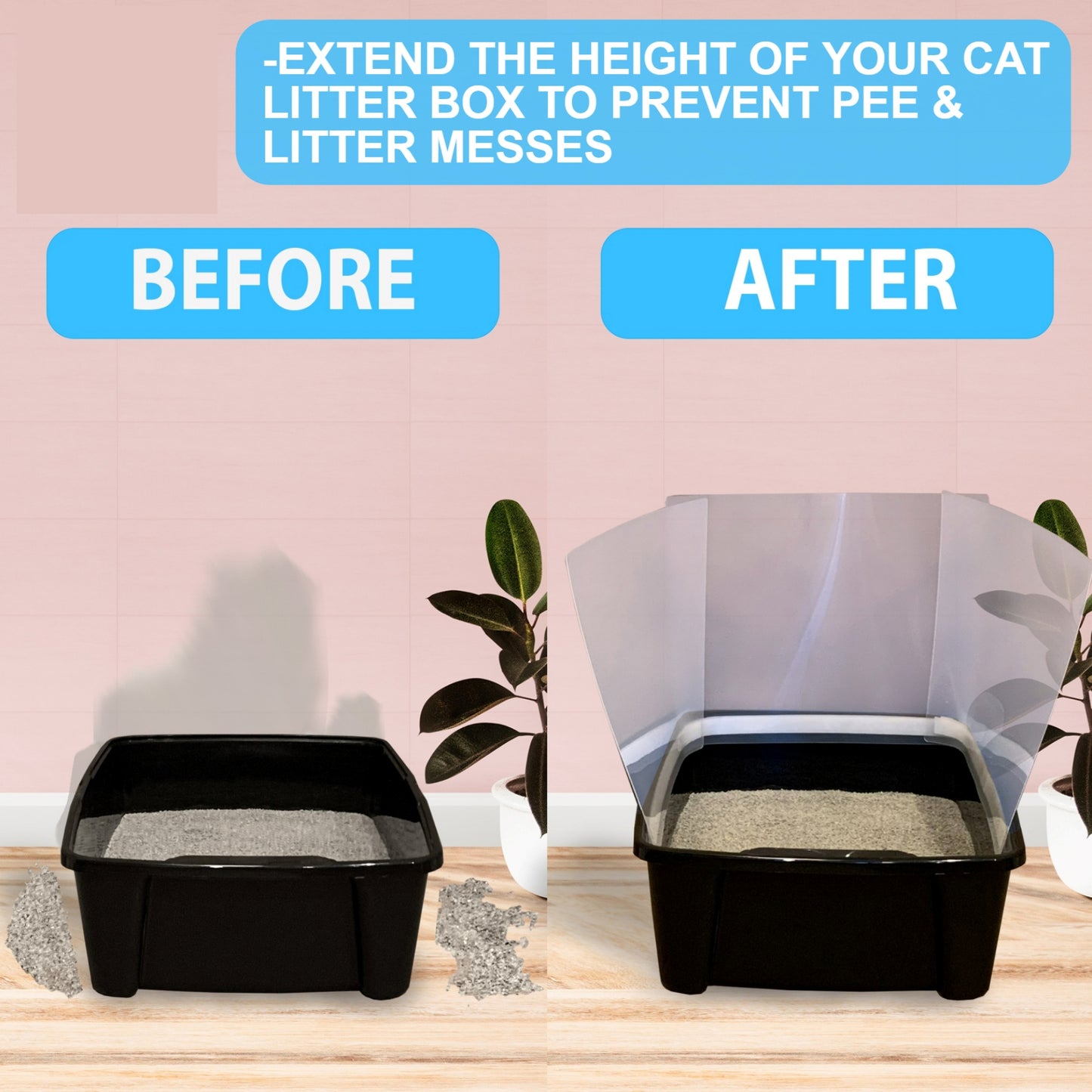 Cat Litter Box Shields