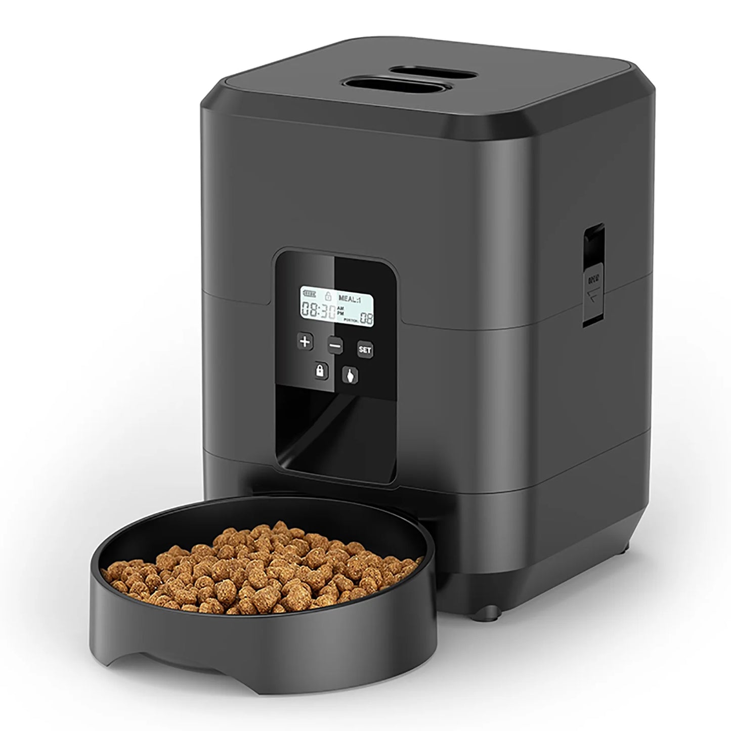 Smart Pet Feeder. Automatic Dog & Cat Slow, Timed Automatic Dispenser