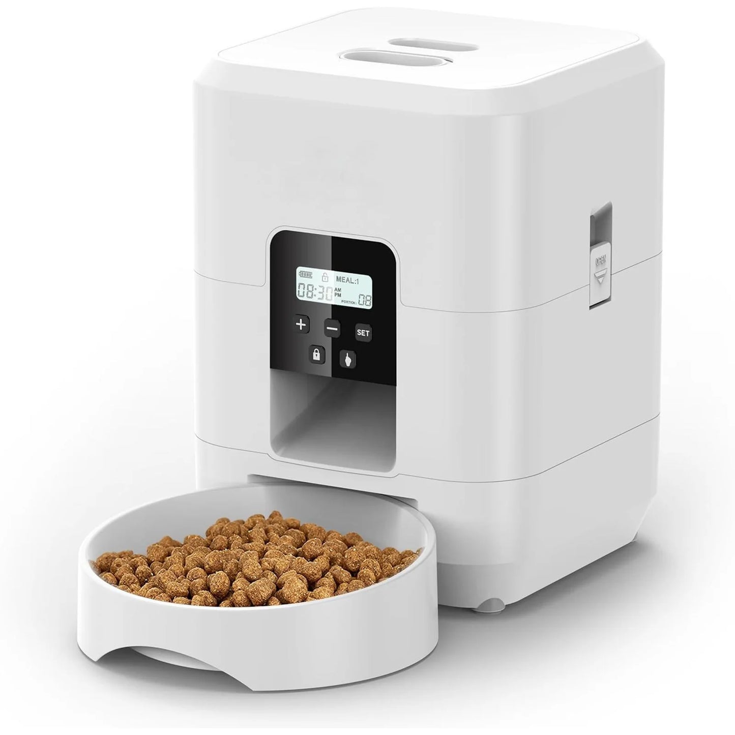 Smart Pet Feeder. Automatic Dog & Cat Slow, Timed Automatic Dispenser