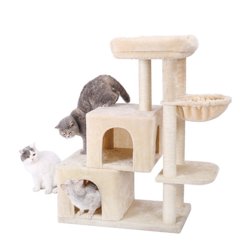 Luxury Small Cat Tree Cat Condo Tower Cat Scratcher Tree