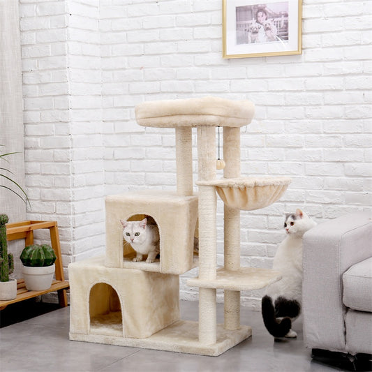 Luxury Small Cat Tree Cat Condo Tower Cat Scratcher Tree