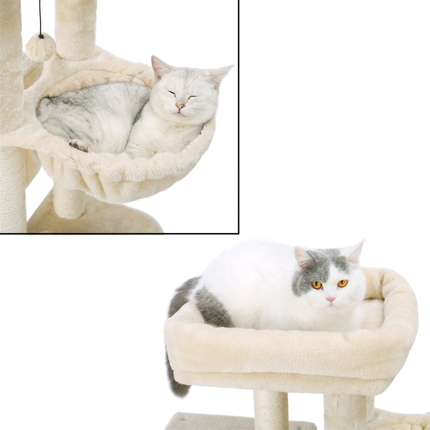 Luxury Small Cat Tree Cat Condo Tower Cat Scratcher Tree